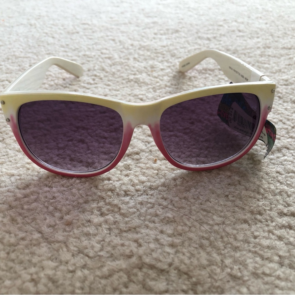 Fun Tie Dye Pink & yellow Sunglasses